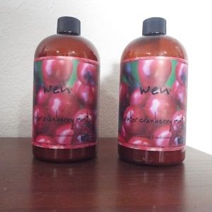 WEN set of 2 16 oz Winter Cranberry Mint